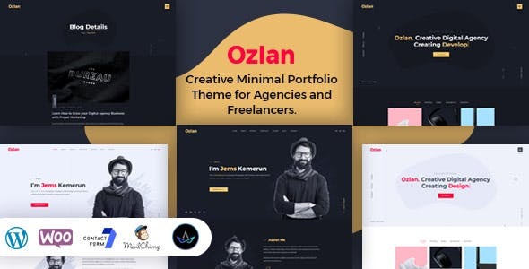 Ozlan - Minimal Portfolio WordPress Theme