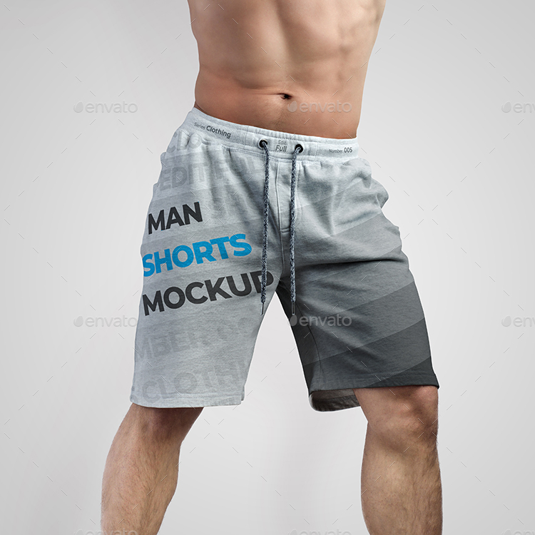 Download 10 Mockups Man's Athletic Shorts by Oleg_Design | GraphicRiver