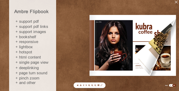 Ambre Flipbook -jQuery
