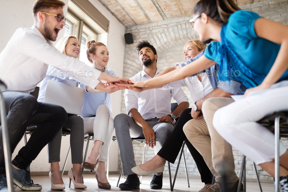 Business People Success Collaboration Teamwork Union Concept