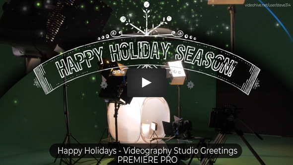 Happy Holidays - Christmas Videography Studio Greetings!