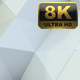 Elegant Polygon Waves 85 8K - VideoHive Item for Sale