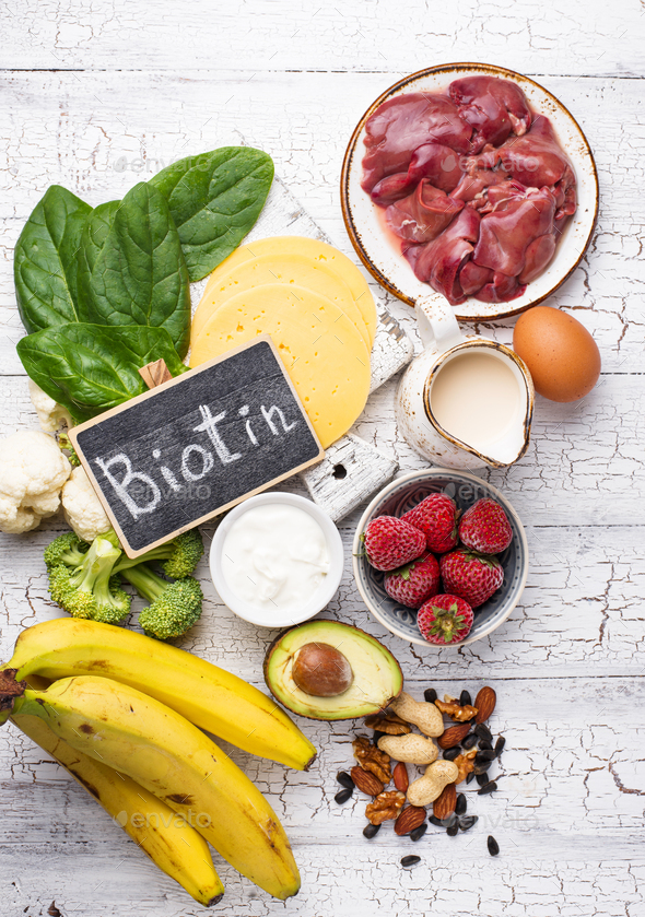 Natural sources of vitamin B7 biotin