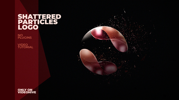 Shattered Particles Logo - VideoHive 24967762