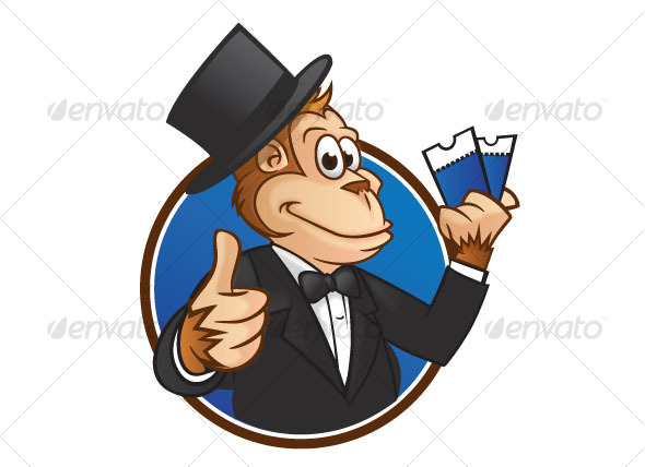 Monkey ticket - Animals Characters