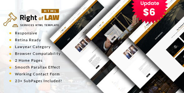 Right of Law - ThemeForest 20268690