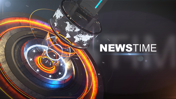 News Time Broadcast - VideoHive 24973737