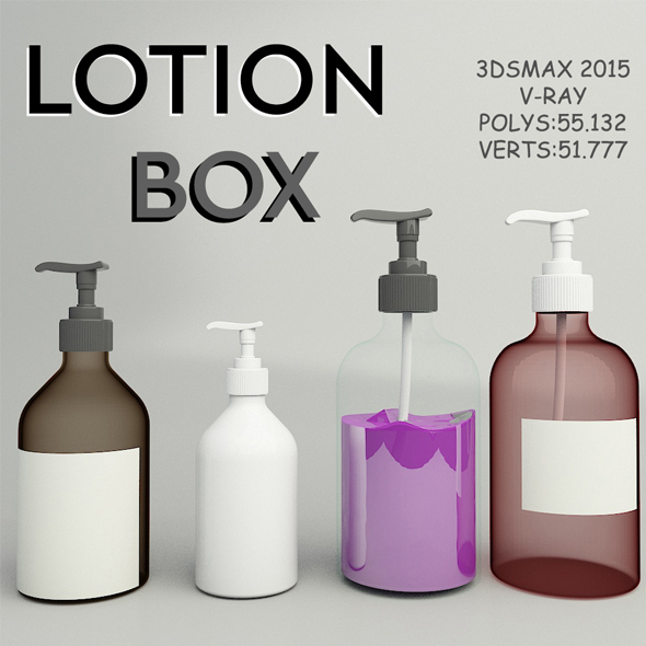 Lotion Box - 3Docean 24975168