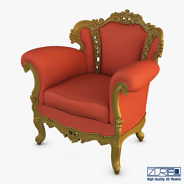Rolnstreen armchair - 3Docean 24976468