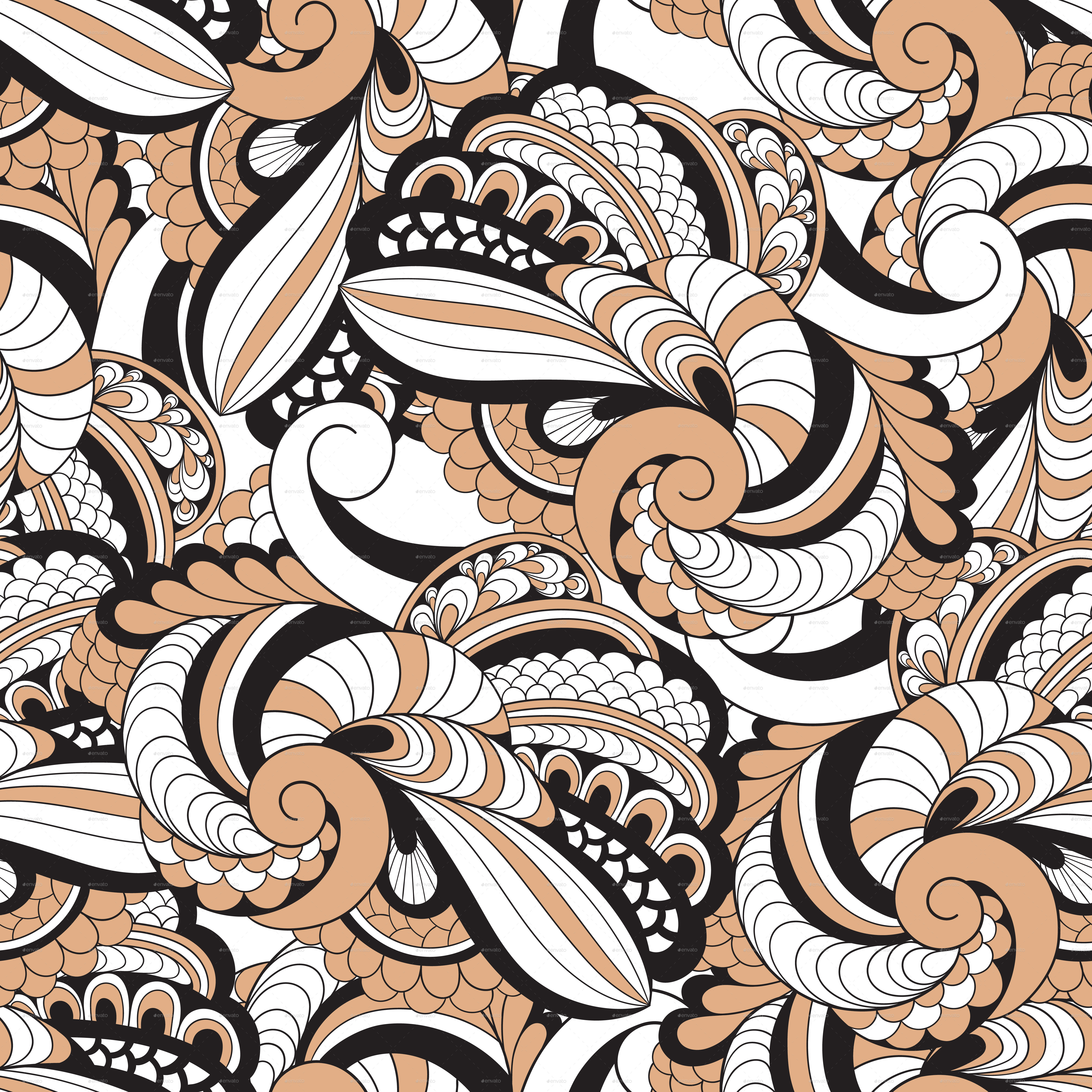 Set of Abstract Patterns, Vectors | GraphicRiver