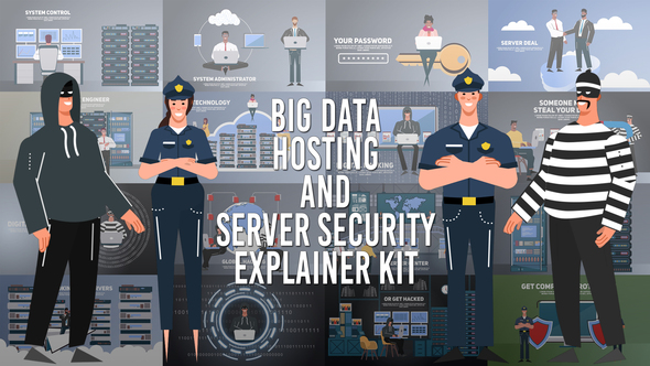 Big Data Hosting - VideoHive 24849138
