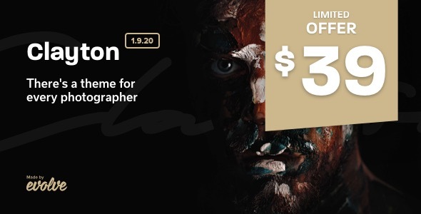 Clayton, an Elegant Theme for Photographers