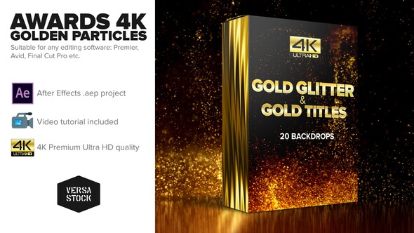 Awards 4K Golden - VideoHive 24982436