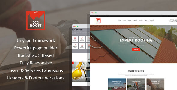 Eco Roofs - ThemeForest 20430362