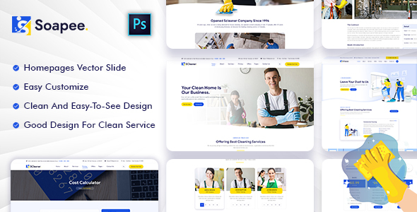 Soapee - Cleaning - ThemeForest 24930631