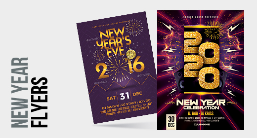New Year Party Flyers