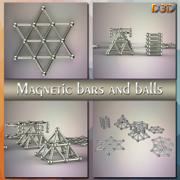 Magnetic bars and - 3Docean 24988547