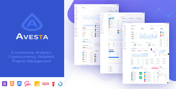 Avesta | Multipurpose Bootstrap4 Admin Dashboard Template