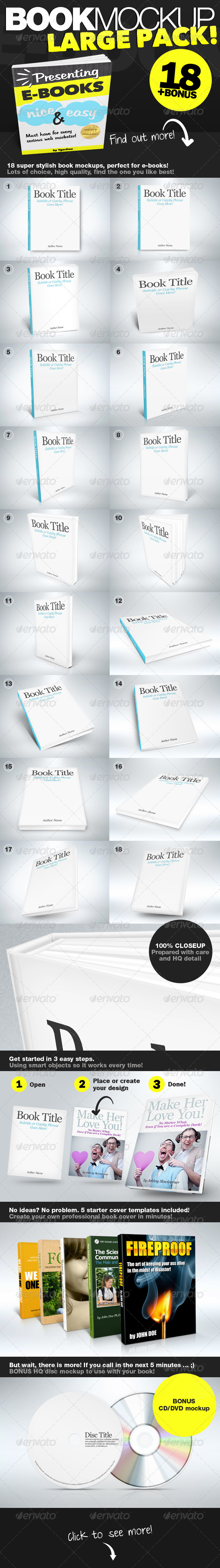 Book Mockup HQ - Books Print