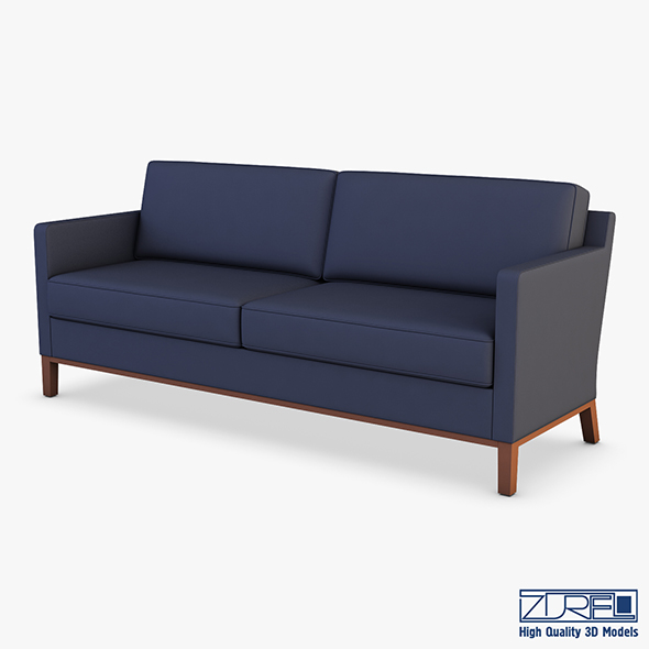 KM-Classic Low Sofa - 3Docean 24995268