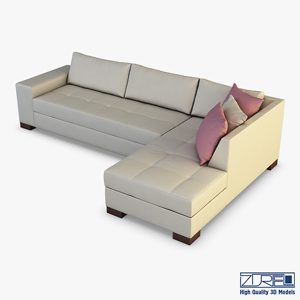 Chocolate sofa - 3Docean 24996037