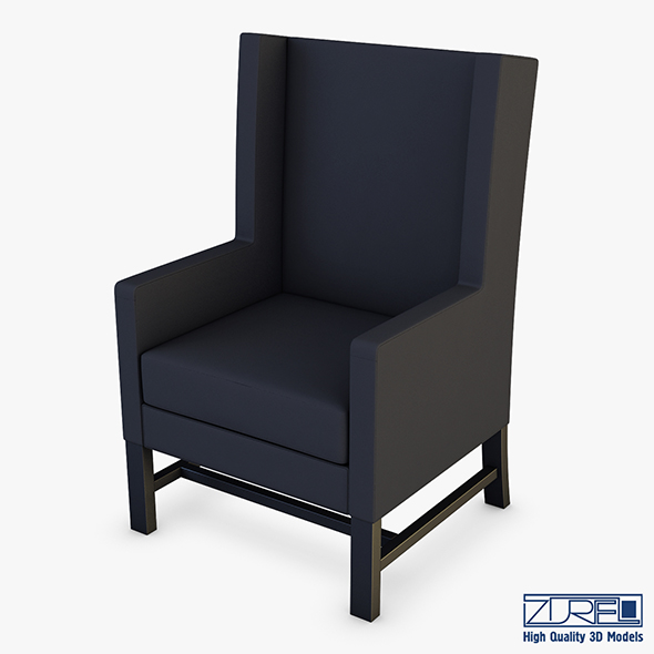 Black armchair - 3Docean 24996281
