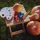 Several Pumpkins and a Drawing Kit  Everything is Ready to Paint the Decorations for Halloween - VideoHive Item for Sale