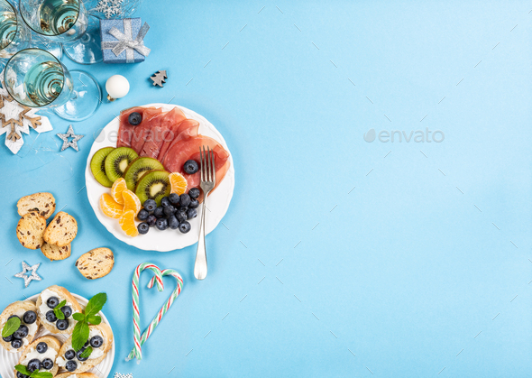 Christmas composition background - Stock Photo - Images