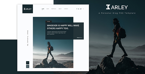 Barley – Creative Personal WordPress Blog Theme