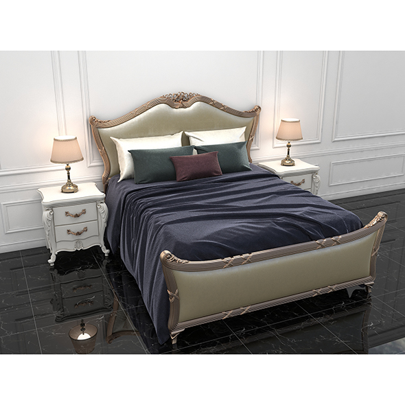 European Style Bed - 3Docean 25005362