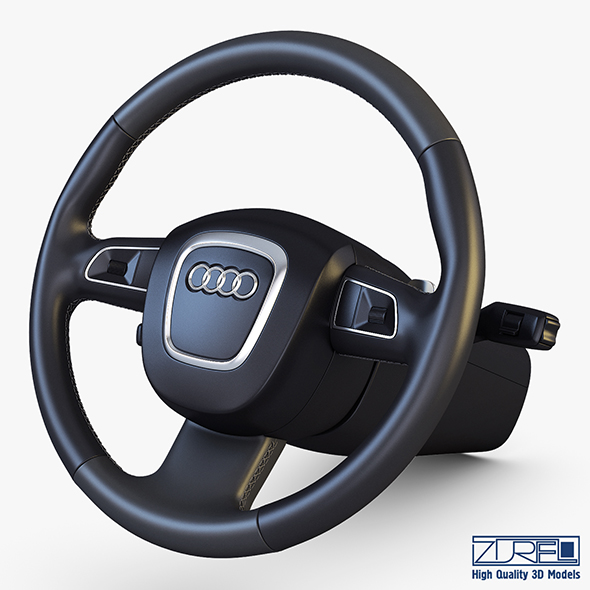 Steering Wheel Audi - 3Docean 25010229