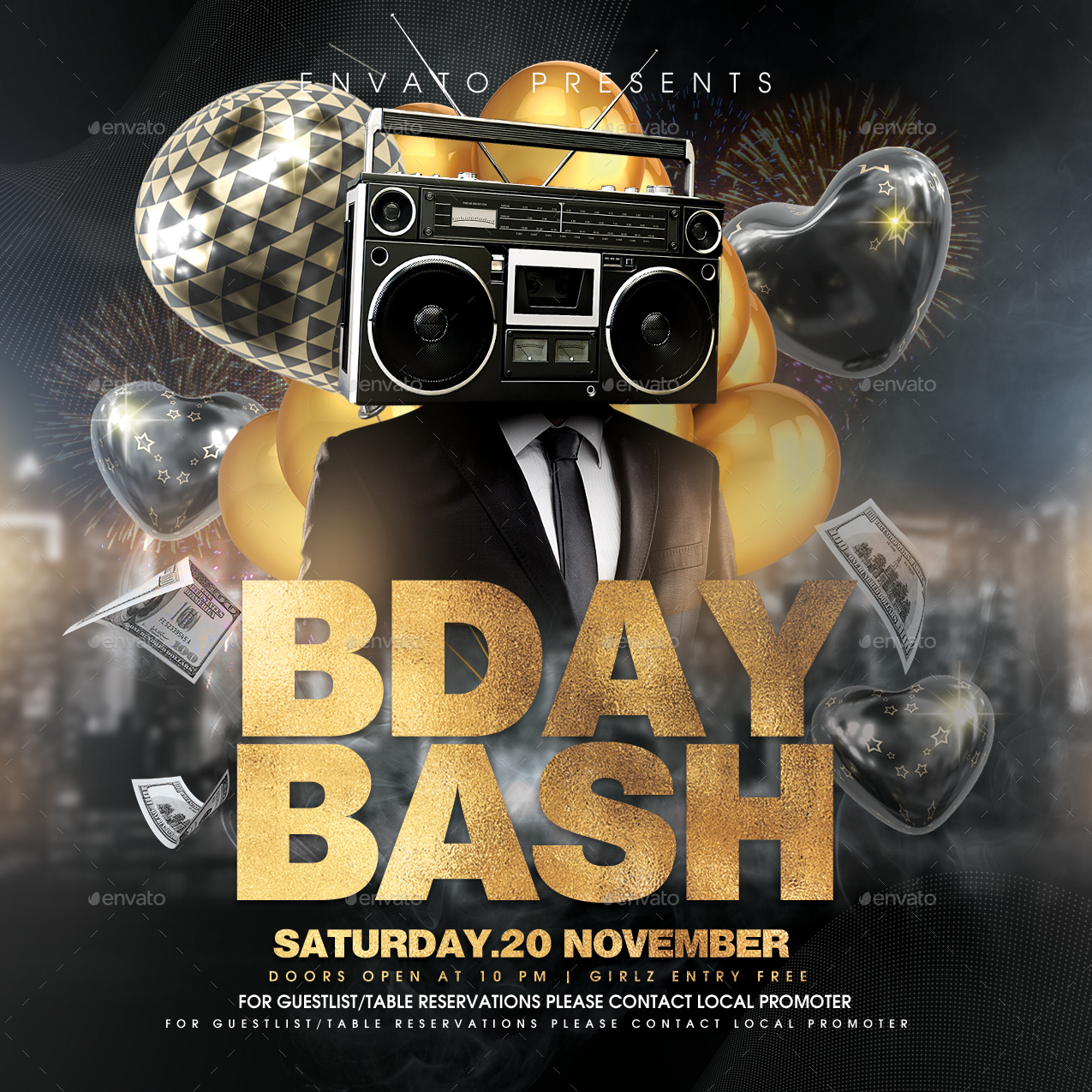 Birthday bash, Print Templates GraphicRiver