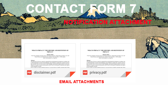 Contact Form 7 Notification Attachment