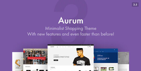 Aurum - Minimalist Shopping Theme