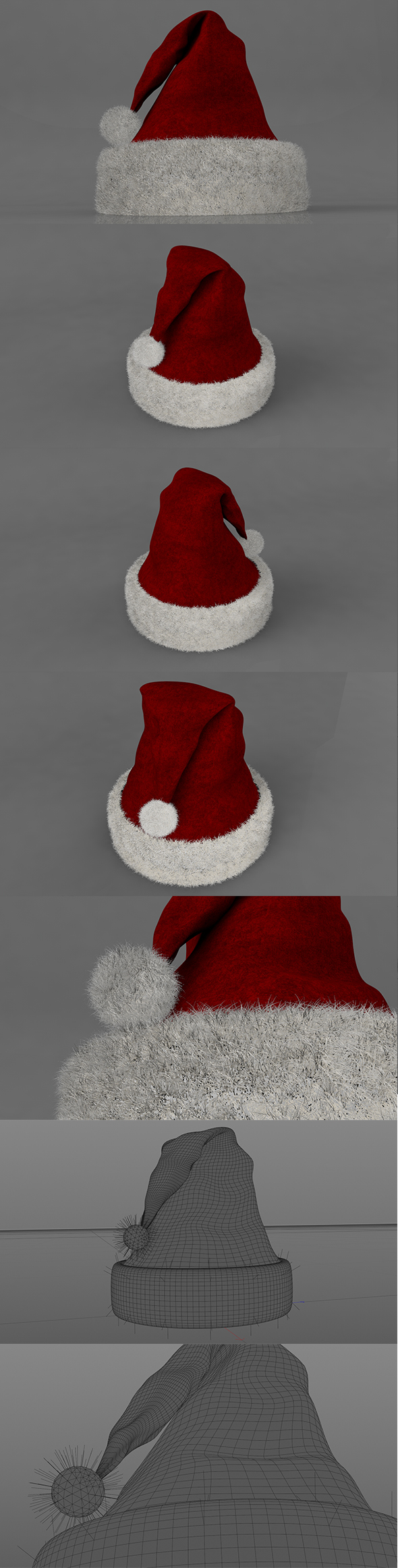 3D Christmas Hat - 3Docean 25015051