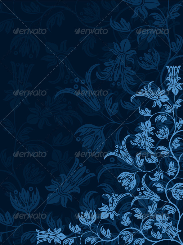 Abstract Floral Background