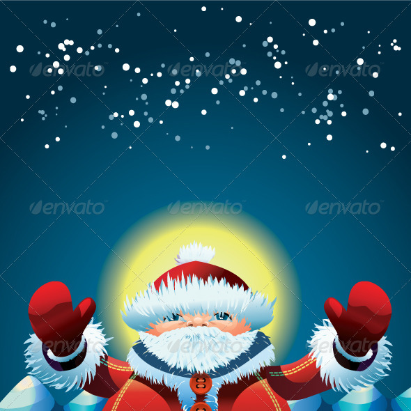 Happy Santa - Characters Vectors