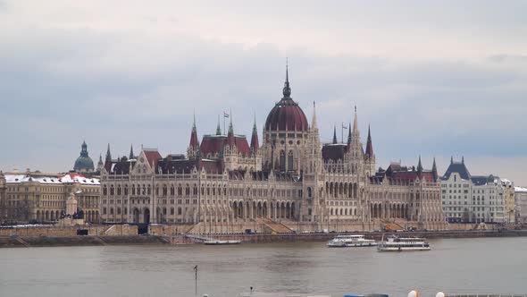 The Building of the Hungarian Parliament in Budapest alt