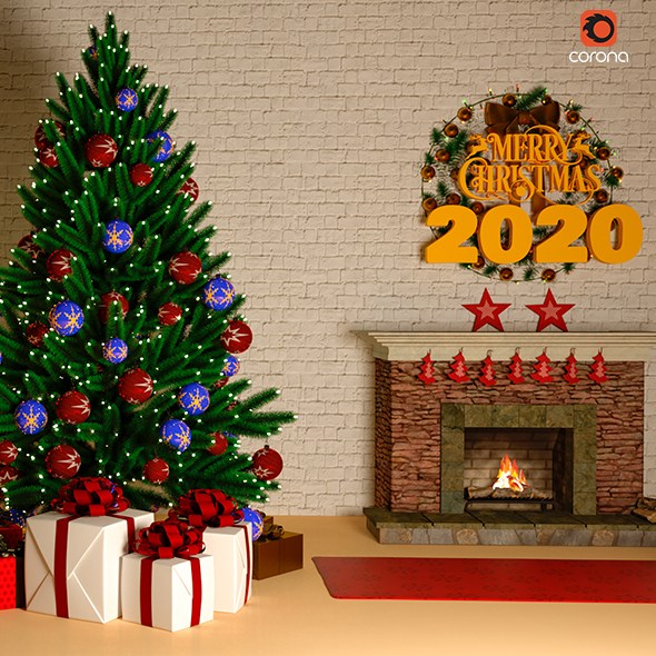 2020 Christmas tree - 3Docean 25018420
