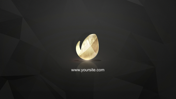Fluid Gold Reveal Logo