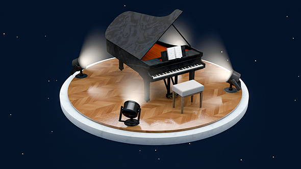 PIANO SCANE - 3Docean 25019128