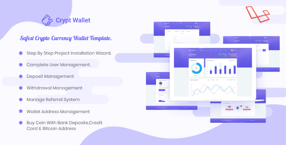 CryptWallet – Crypto Currency Web Wallet Pro