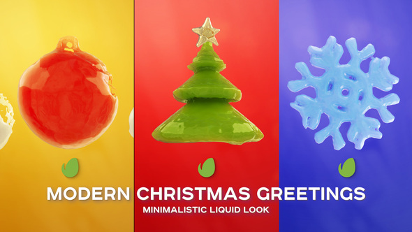Modern Christmas Greetings - VideoHive 25028395