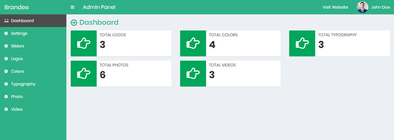 Brandee - Company Brand Asset Management CMS by servixo | CodeCanyon