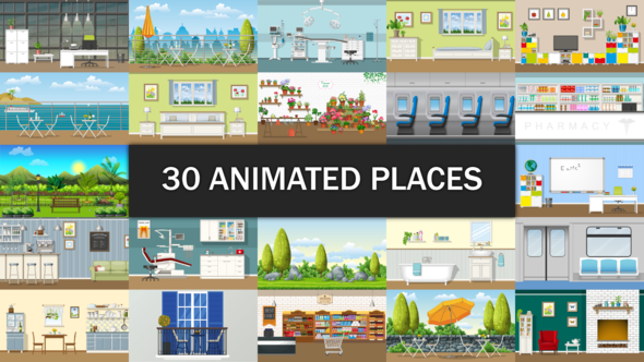Animated Backgrounds - VideoHive 24988284