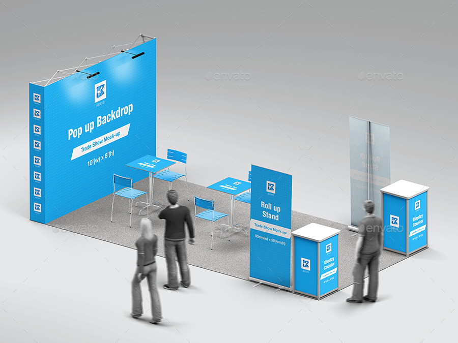 Trade Show Booth Mock-up v1, Graphics | GraphicRiver