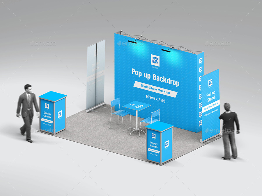 Trade Show Booth Mock-up v1, Graphics | GraphicRiver