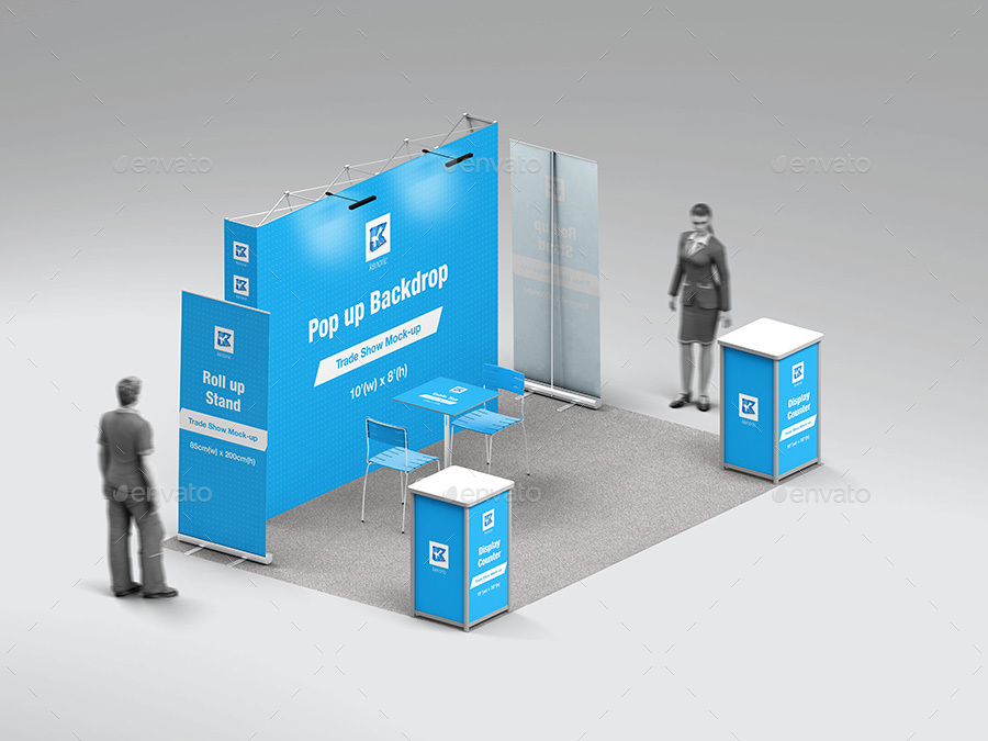 Trade Show Booth Mock-up v1, Graphics | GraphicRiver