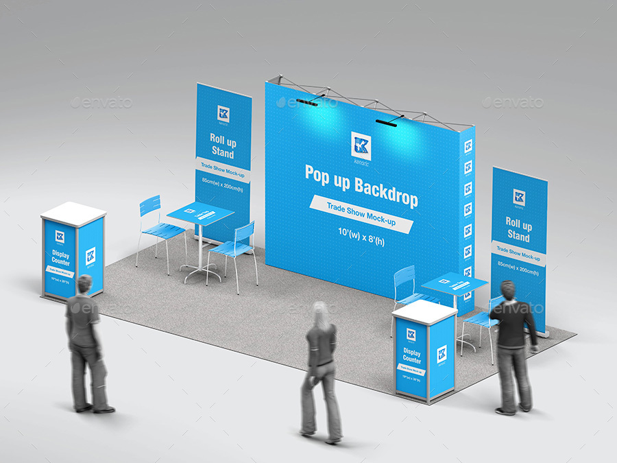 Trade Show Booth Mock-up v1, Graphics | GraphicRiver