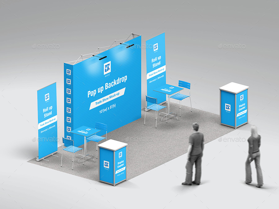 Trade Show Booth Mock-up v1, Graphics | GraphicRiver